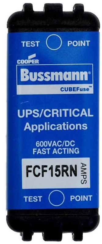 Eaton FCF15RN Fast Acting Cubefuse 15A Non-Indication