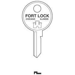 Fort Lock KT1 Lock Key Blank For 1T Series Lock