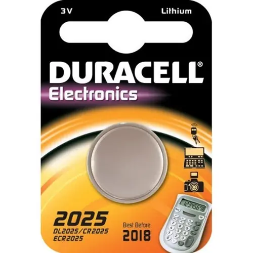 Duracell DL2025BPK Coin Battery 3 Volt Lithium 2025