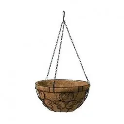 TRUE VALUE 88620GT GT 14 BLK HANG BASKET EA