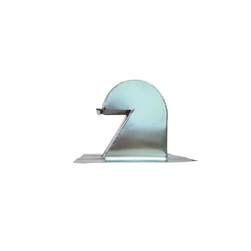 THE METAL SHOP 006999-ARV-6XTD Aluminum Roof Vent Extra Tall with Damper 6 inches