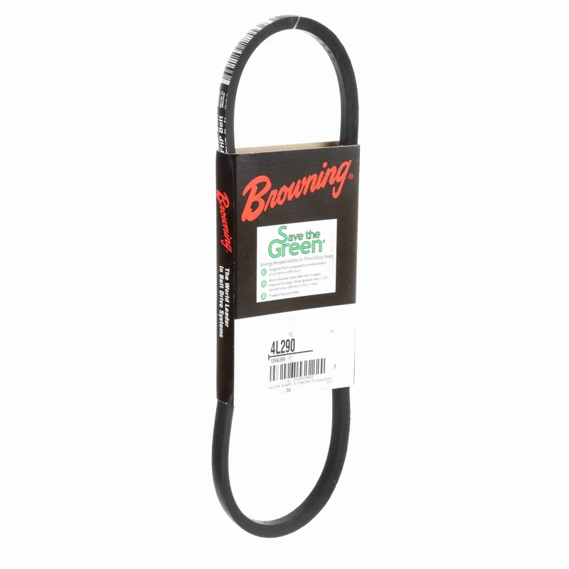 Browning 1094366 Non-Cogged Fractional Horsepower Belt, 4L Section, 1/2 in W Top, 29 in L Outside