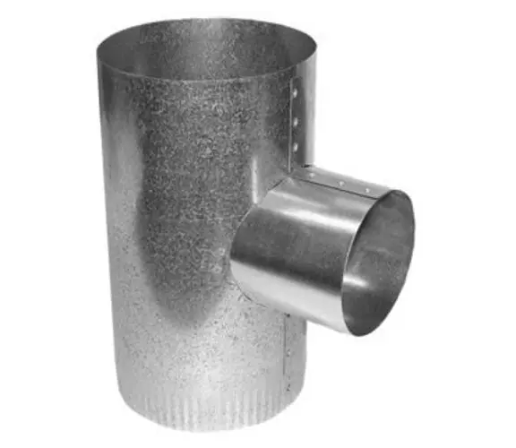 CLIFCO SHEET METAL MFG GT830 8 Galv Tee 30 Gauge