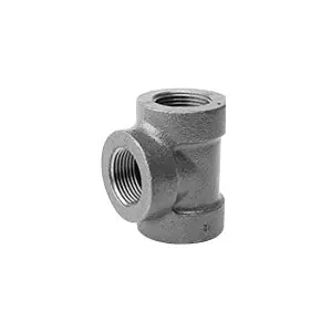 Ward Mfg 0300031200 B.BCT Straight Tee 1/4 in 125 lb Cast Iron