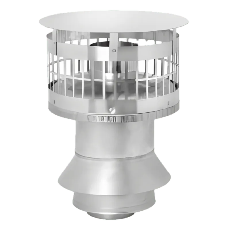 Metal-Fab 3SCRVT Vertical Rain Cap Termination, 3 inch