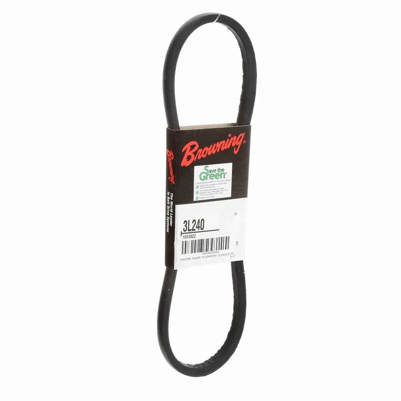 Browning 1093822 3L240 FHP V-Belts L Belt Section 24 Inches