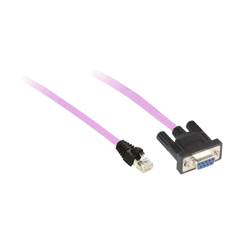Schneider Electric TCSCCN4F3M1T SQUARED CANopen Preassembled Cable 1m 1 x RJ45 1 Female SUB D 9