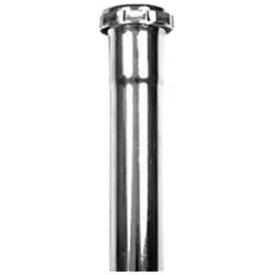 JB Products 74426 1-1/2 inch x 6 inch Brass Slip-Joint Extension Tube, Chrome Plated