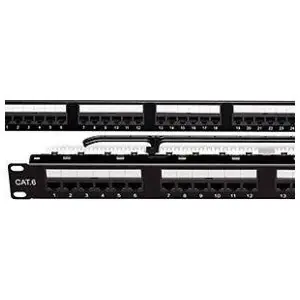 Allen Tel AT66-PNL-12 Cat 6 Patch Panel 1 RU 12-Port