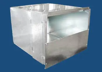 M&M MP-DFP1625R6 1-1/2 Inch Liner Dual Filter Plenum MP-DFP1625-R6