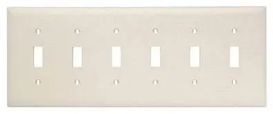 Pass & Seymour TP6LA Wall Plate Light Almond (6G) Replacement MPN
