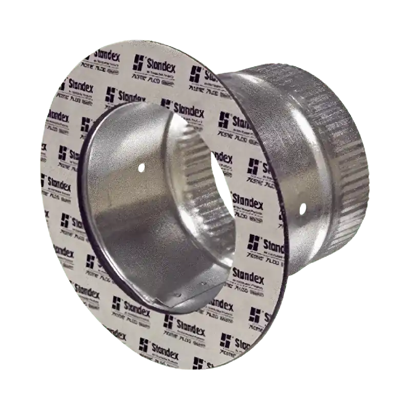 Gray Metal South 400A66 6 inch x 6 inch Adhesive Metal Duct Takeoff