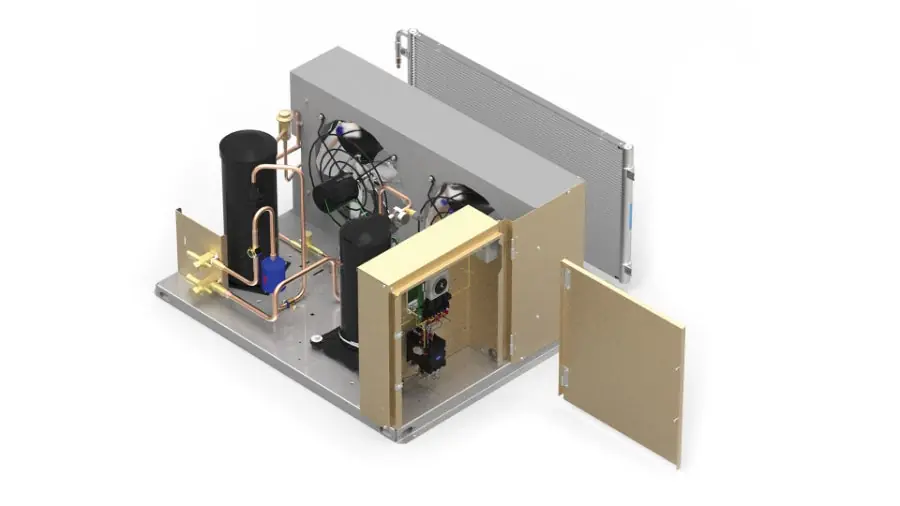 Heatcraft BCH0010MBACZA0200 Condensing Unit 1 hp 208-230/1 Scroll Outdoor Air-Cooled w/ Electric Timer