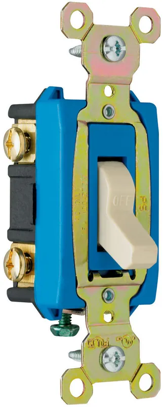 Pass & Seymour CSB15AC2LA Construction 2pole Switch 15A 120/277V Light Almond