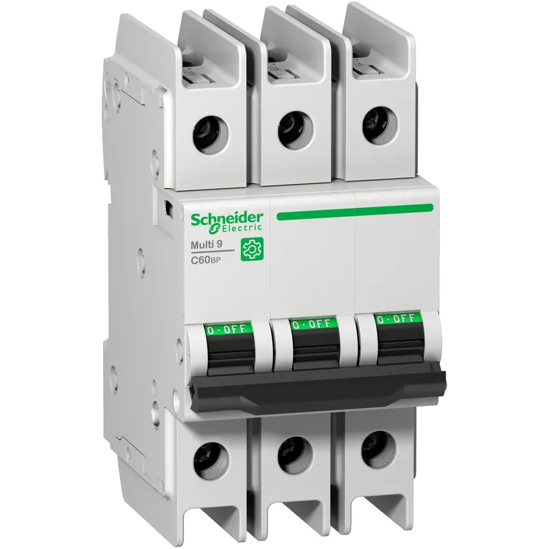 Schneider Electric M9F43301 Miniature Circuit Breaker 3P 1A D Curve 10kA