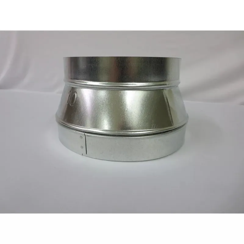 Crown Products 26598 Galvanized Steel Tapered Reducer 9 inches x 8 inches