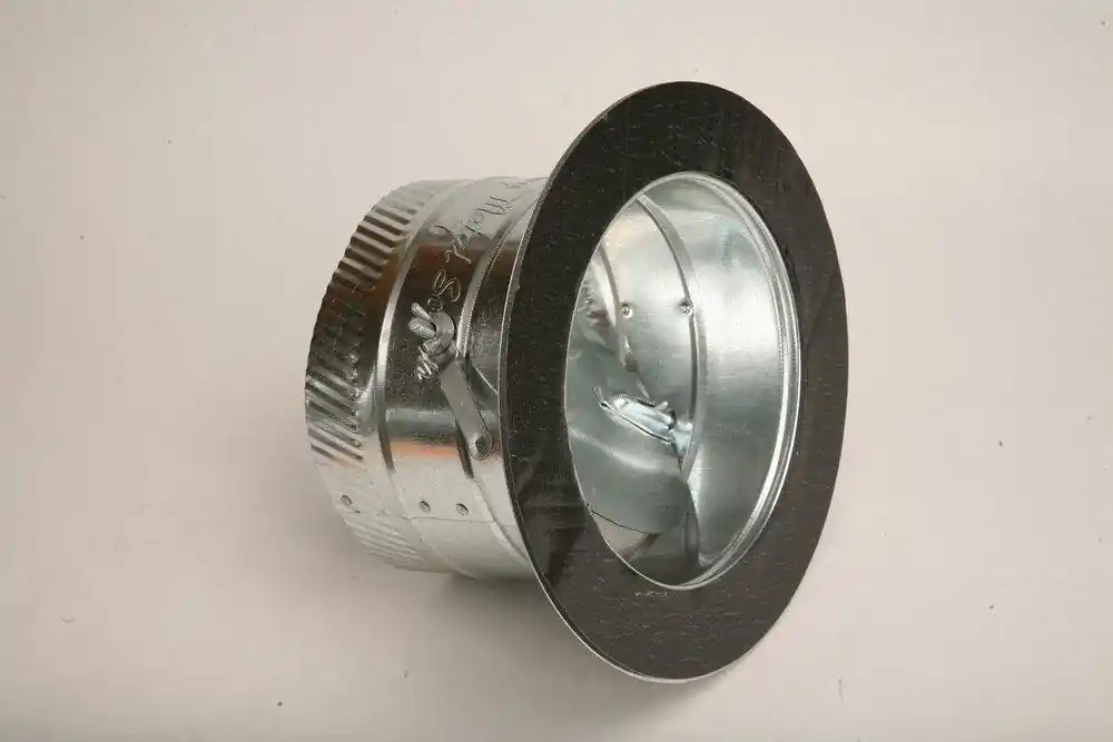 Gray Metal South 6-400AD 6 in. Airtight Adhesive Fitting with Damper