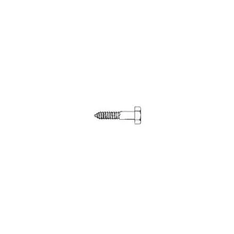 BBI 50N1400BHLZ 1/2X14 Zinc Lag Screw