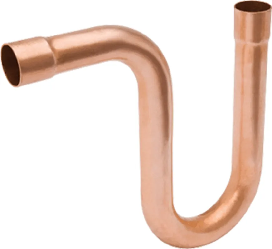 Mueller W61007 Copper P-Trap, 3/8 x 1/2 (C x C) WE-554P