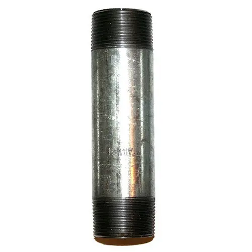 Ward Manufacturing GNFS 3/4 inch x 4 inch SCH 40 Galvanized Steel Nipple, Threaded x Threaded