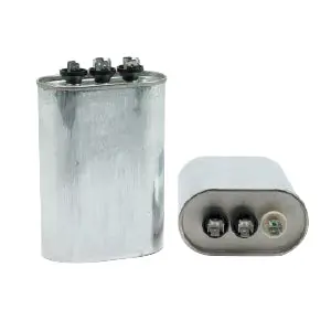 York S1-CAP3705045DF Flat Dual Run Capacitor 45/5 uF 370 VAC