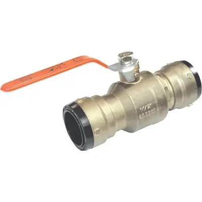SharkBite SKBBV41 1-1/2 inch Brass Ball Valve, Push-Fit