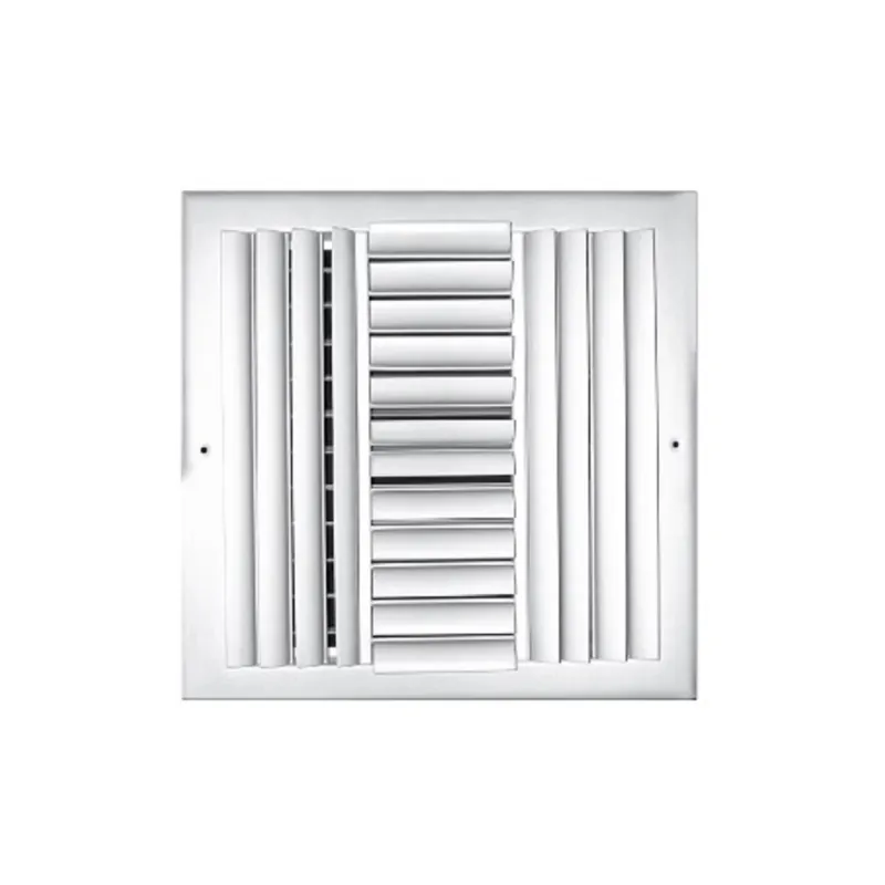 TRUaire A304M14X14 14x14 4-Way Adjustable Curved Blade Wall Ceiling Register