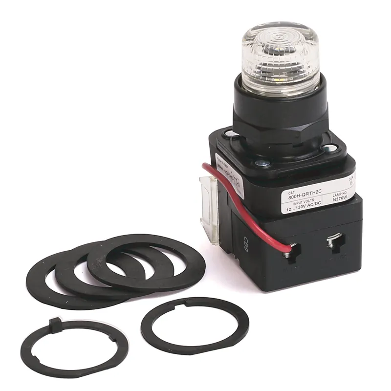 Rockwell Automation 800H-QRTH2C Pilot Light 30 mm Push-To-Test Dual Input