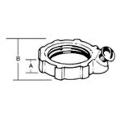 THOMAS & BETTS LG-402 SG LG402 3/4 GND LOCKNUT, RGD/IMC,S