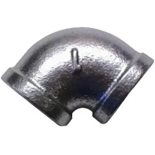 Ward Manufacturing G9D 1/2 inch 90 Deg Galvanized Malleable Iron Elbow, FIP x FIP