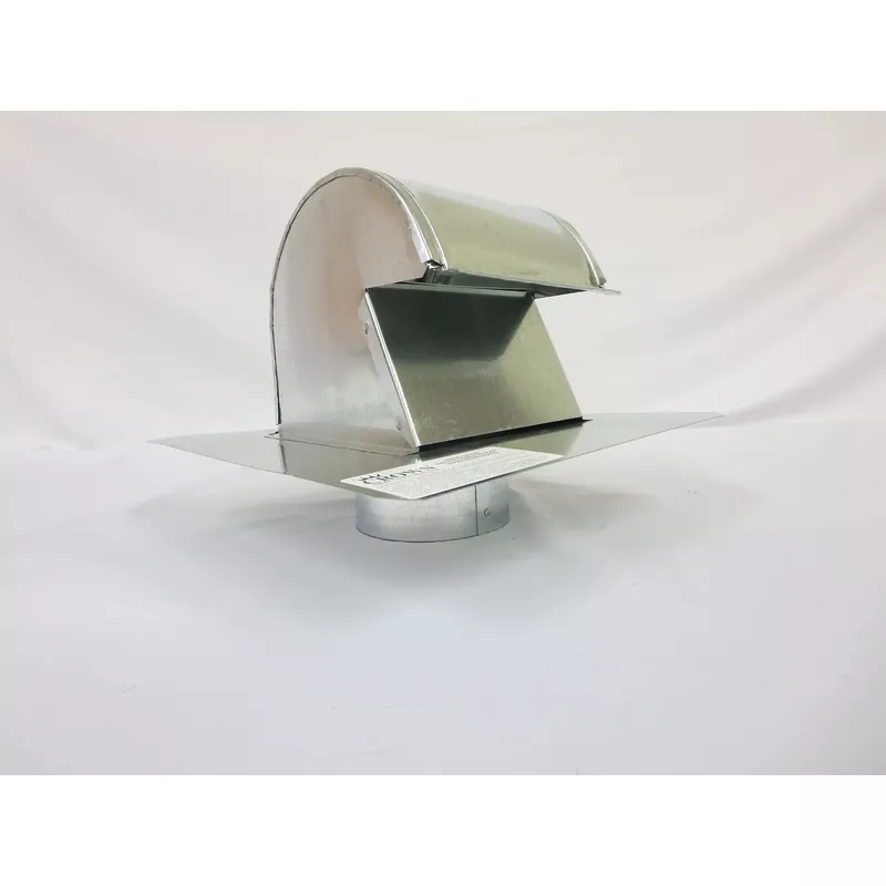 Crown Products 350D6 Roof Cap 6 inches with Damper no Screen