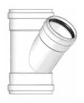 Napco G308 Gasketed SDR35 Sewer 45 Deg Wye 8 In G308