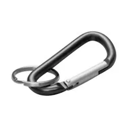 LUCKY LINE 4604001 Belt Key C-Clip Spring Loaded 2-3/8 Inches Anodized Aluminum Green