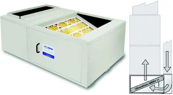 Ultravation 90-033 P00 Air Cleaner 20 in H x 5 in W