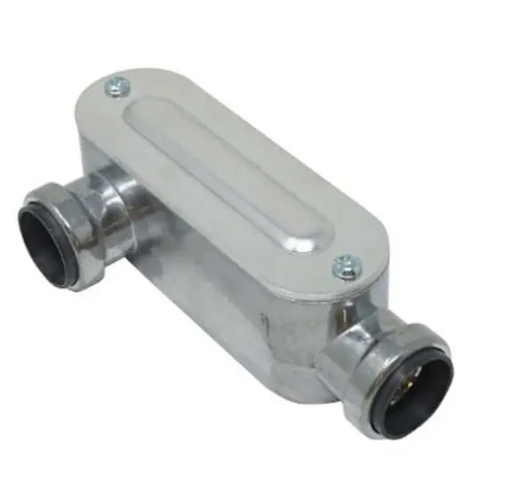 Southwire Company 65072502 SIMPush E-LR-100W Type LR EMT Conduit Body, 1 in Hub, Copper Free Aluminum