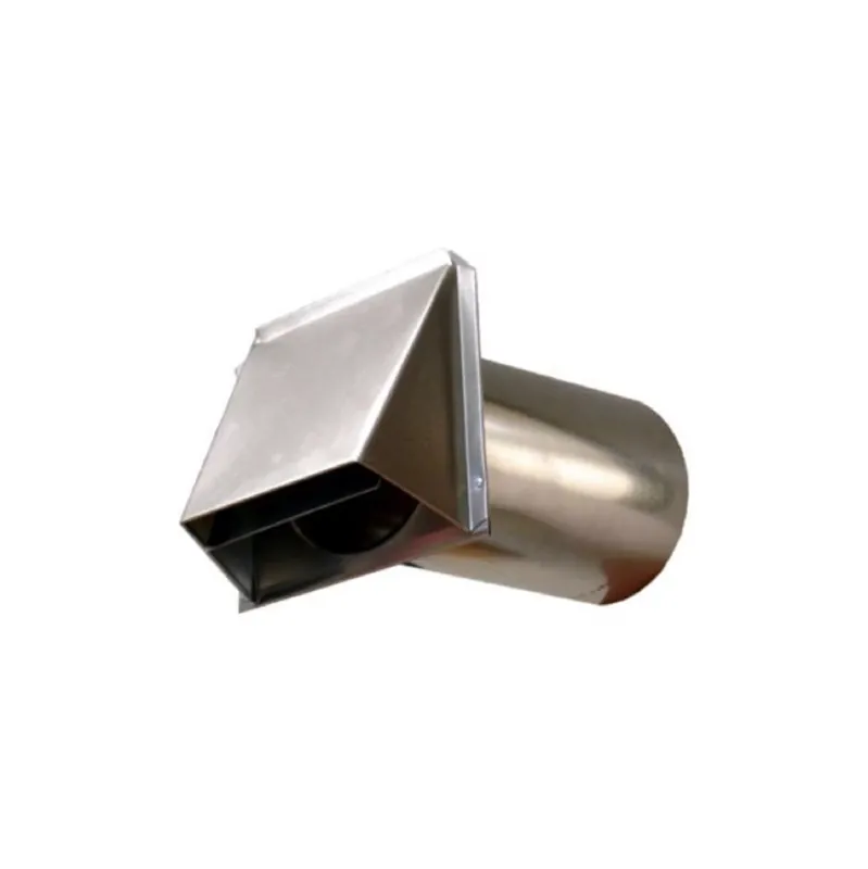 Air Duct Products 5495.040404-28 4 Inch Dryer Vent 28 Gauge with 7/8 STCC Damper