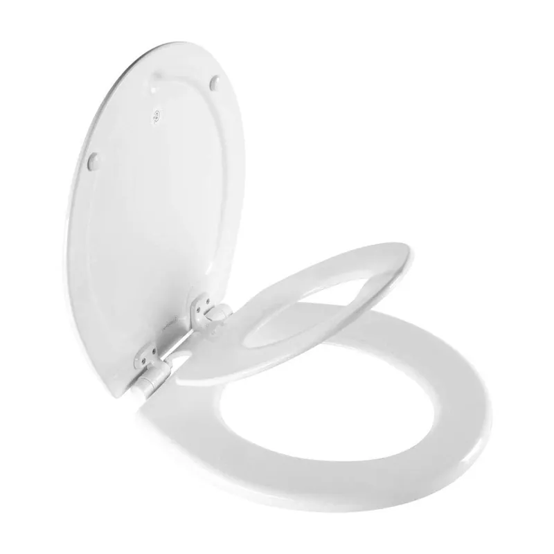 True Value 88SLOW000 WHT ROUND TOILET SEAT