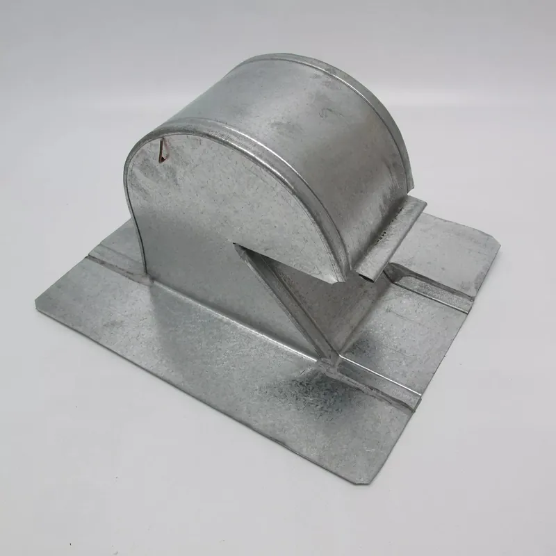 The Metal Shop 006-102-GRV-4D 4 Inch Galvanized Roof Vent with Damper