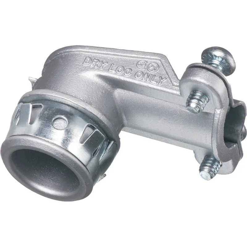 Arlington 85AST Snap-Tite Connector with Insulated Throat and Spring Steel Clip 3/8 in Trade 1/2 in Knockout
