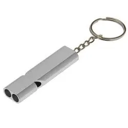 Lucky Line U13101 safety whistle keychain asst 1/CD