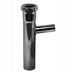 SPS Approved Vendor BDBTSJ34-8 1-1/2 inch x 8 inch 22 ga Slip Joint Brass Dishwasher Branch Tailpiece