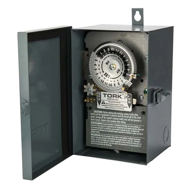 NSI 7302 Mechanical Time Switch 24 hr Time Setting 208 to 277 VAC