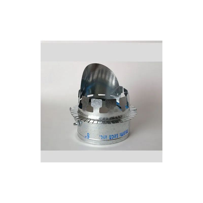 Miami Tech FCZD18 18 Inch Tab Collars for Fiberglass Duct with Scoop and Damper MIAFCZD18