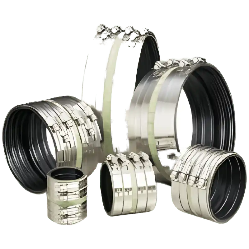 Ideal Tridon NHXCU 6 inch x 6 inch SCH XH Cast Iron Heavy Duty No-Hub Coupling