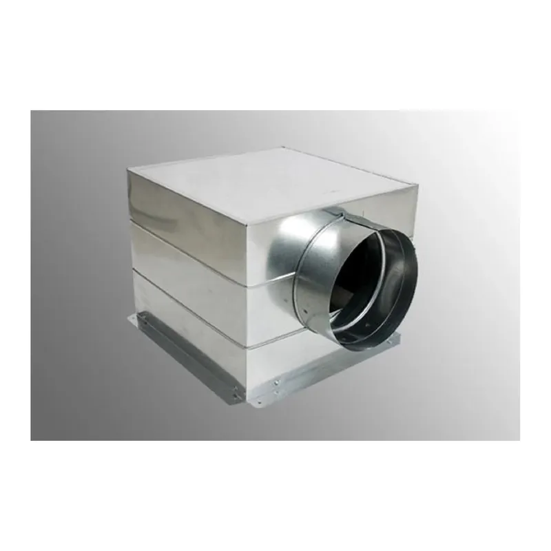 Air Duct Products 5455.101007-26 10 inches x 10 inches x 7 inches Side Outlet Ceiling Boot 26 Gauge