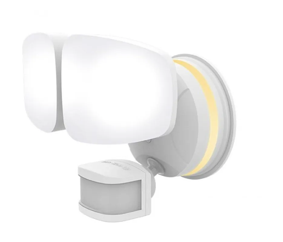 Jasco 58242-S1 2-Head Wi-Fi Security Light LED Lamp