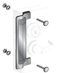 PRO-LOK ELP-240-B Door Latch Protector 13 Length x 3-5/8 Width Replacement MPN