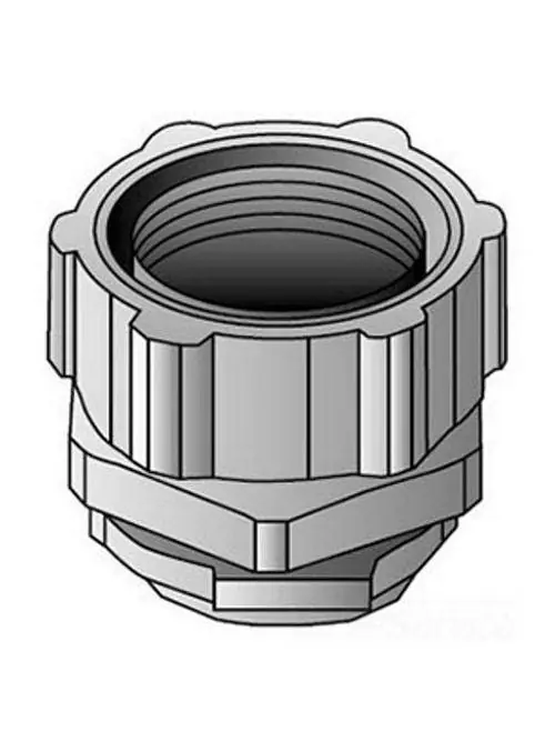 O-Z/Gedney 4Q-350 3-1/2 Inch Straight Liquidtight Flexible Metal Conduit Connector