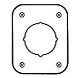 DON-JO MFG INC RP-13545-630 Remodeler Plate, 3-1/2 Width x 4-1/2 Height, 22 Gauge, Stainless Steel, For Decorating/Modernizing