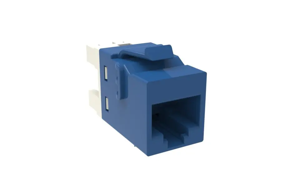 COMMSCOPE ENTERPRISE SOLUTIONS 2291217-6 KJ510 JACK-BLU CAT 5E Modular Jack, UTP 8W8P T568A/B, Blue
